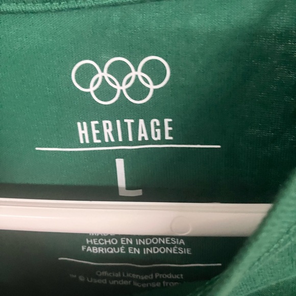 Heritage brand Vtg 1996 Atlanta Olympics embroidered logo shirt size large NWT - Picture 3 of 11